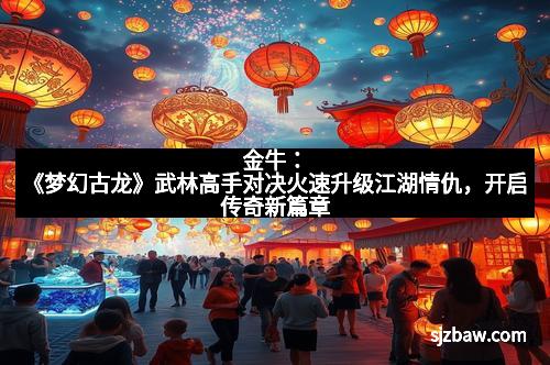 金牛：《梦幻古龙》武林高手对决火速升级江湖情仇，开启传奇新篇章